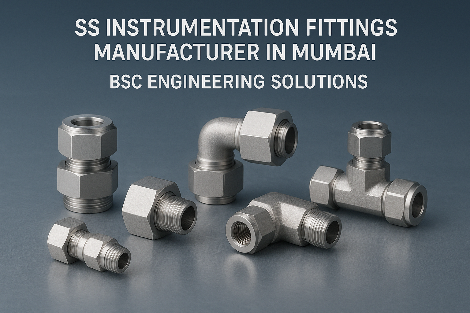 SS Instrumentation Fittings Manufacturer in Mumbai - BSC Engineering Solutions